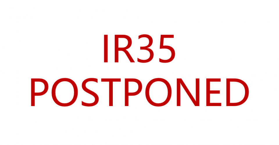 Off-payroll reforms postponed until 6 April 2021